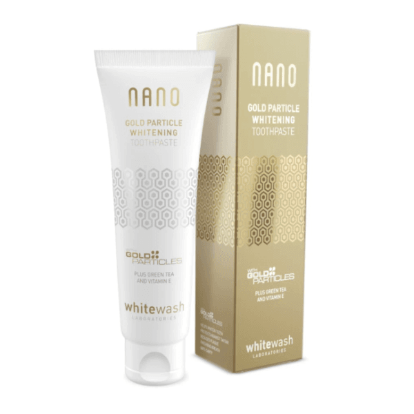 Balinanti dantų pasta su aukso dalelėmis NANO GOLD, 75ml