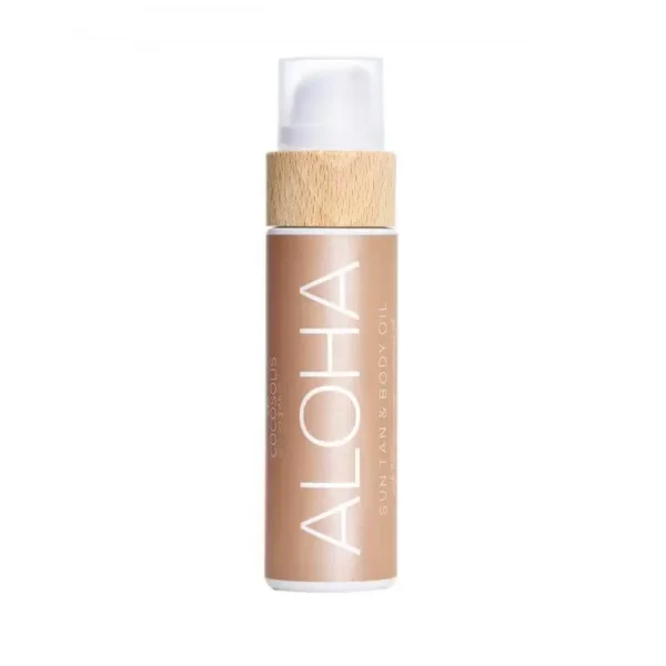 Organiškas įdegio aliejus kūnui Cocosolis ALOHA, 110 ml.