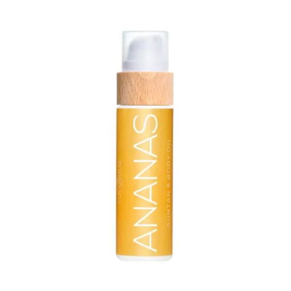 Organiškas įdegio aliejus kūnui Cocosolis ANANAS, 110 ml.
