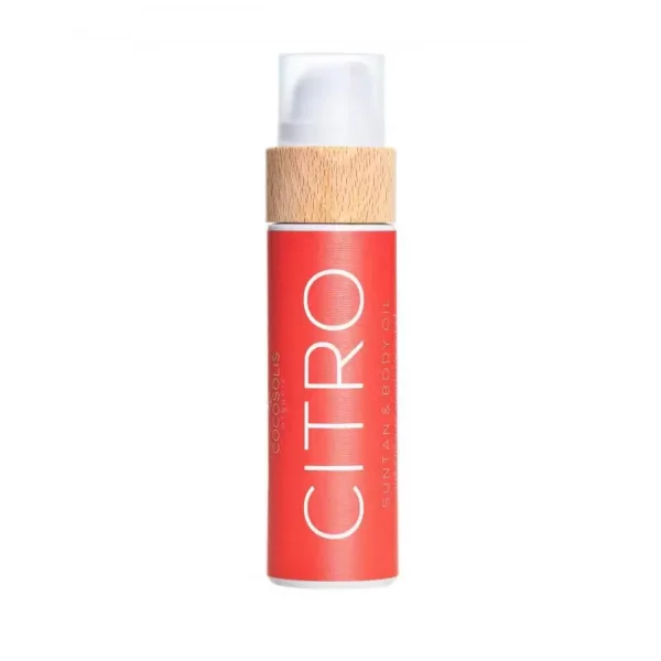 Organiškas įdegio aliejus kūnui Cocosolis CITRO, 110 ml.