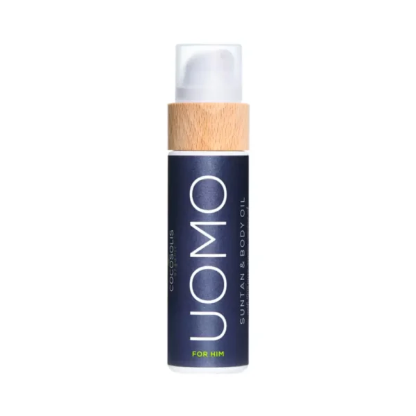 Organiškas įdegio aliejus kūnui Cocosolis UOMO MEN, 110 ml.